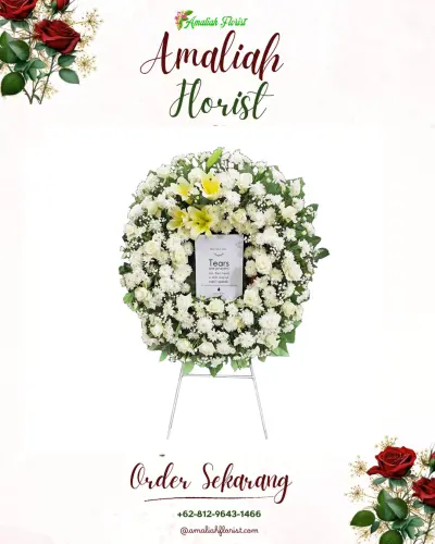 Krans Bunga Duka Cita lere